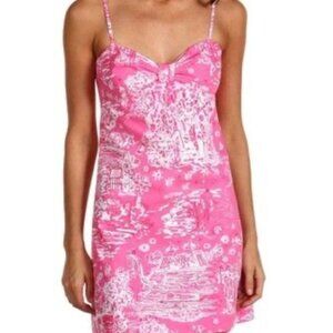 Lilly Pulitzer Kelley Dress Hotty Pink Skinny Dippin